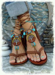 Gladiators Sandals / Boho Dresses