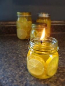 homemade candles
