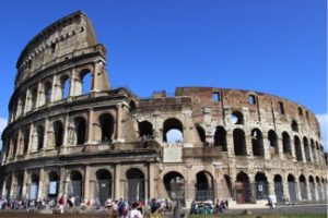 Roman Colosseum one of the seven wonders of the world a must see and visit tourist destination of the world