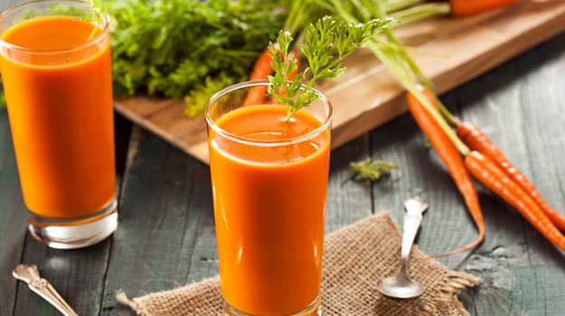 carrot juice for hair growth