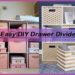 diy drawer organizer tips, ideas and guides