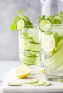 Cucumber juice for glowing skin