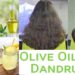 olive oil for dandruff